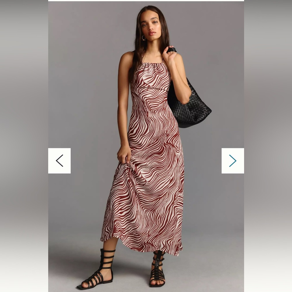 Faithfull the Brand Red Cossyra Maxi Dress 🦓!